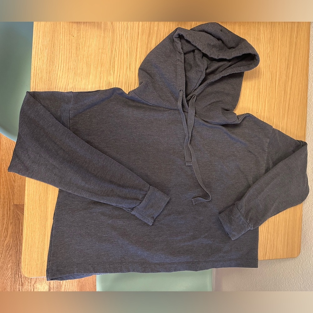 Z by Zella Women’s Charcoal Cropped Hoodie